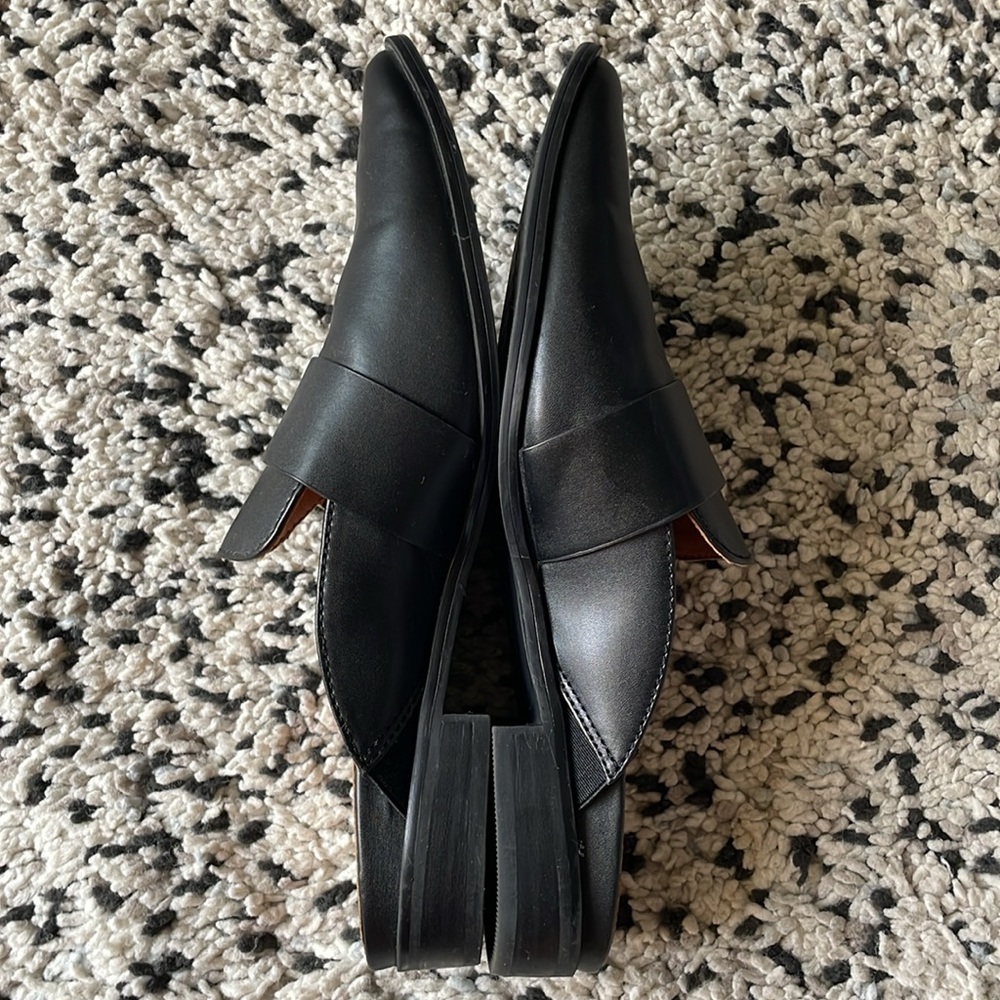 BareTraps Posture Graycie Flats Mules Shoes—Size 7.5, Black - Picture 6 of 11